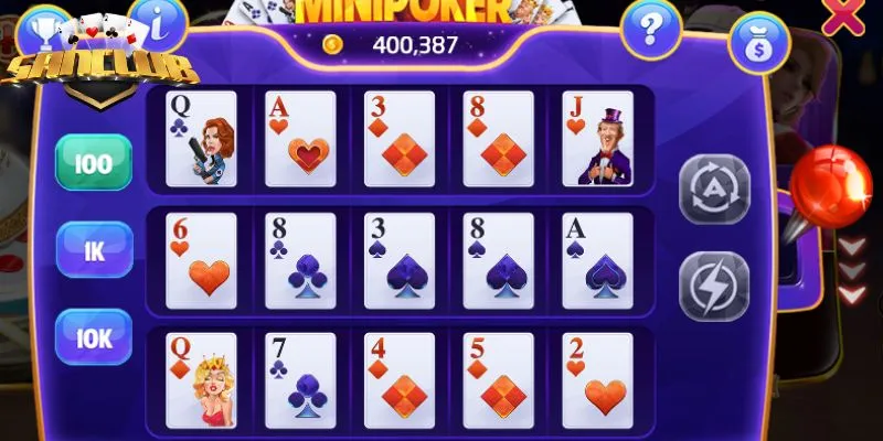 Một số quy định nổi bật trong luật chơi của mini poker Một số quy định nổi bật trong luật chơi của mini poker